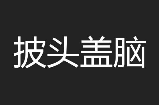 披头盖脑