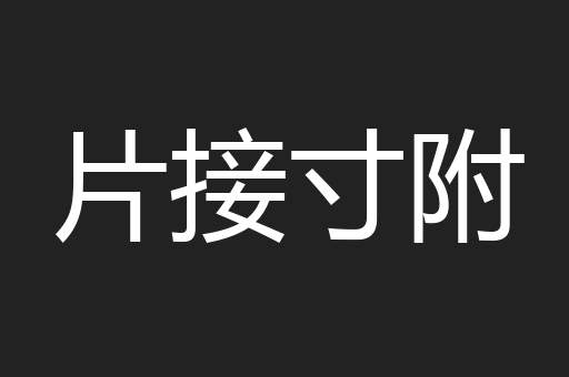 片接寸附