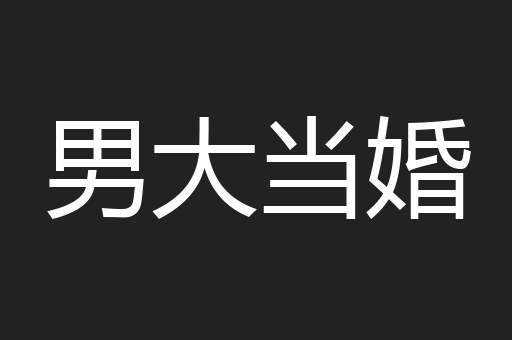 男大当婚