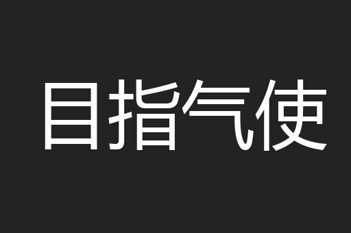 目指气使