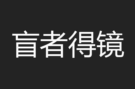 盲者得镜