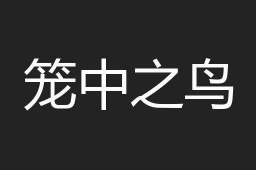 笼中之鸟