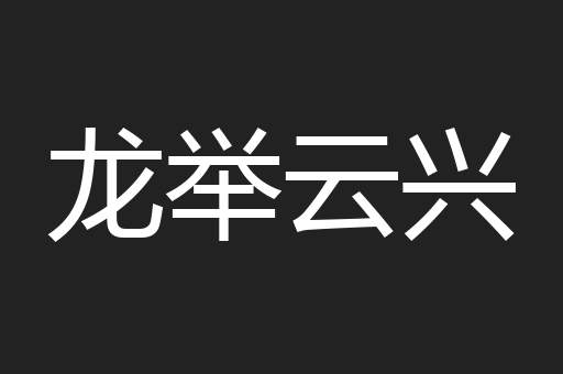 龙举云兴