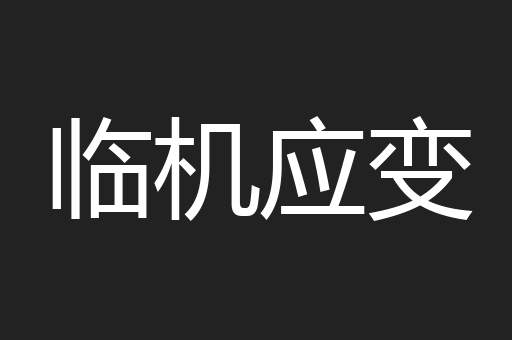 临机应变