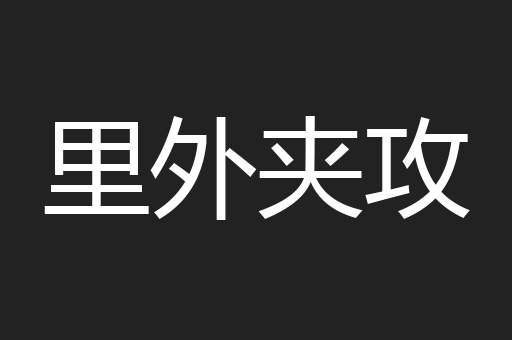 里外夹攻