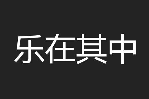 乐在其中