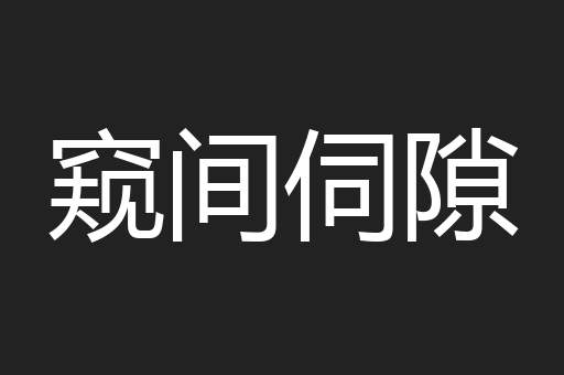 窥间伺隙