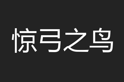 惊弓之鸟