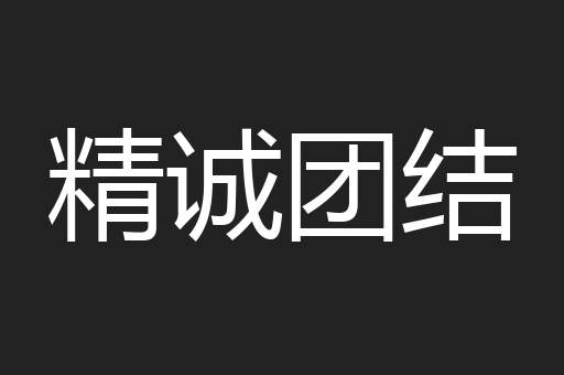 精诚团结
