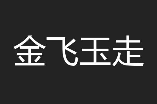 金飞玉走
