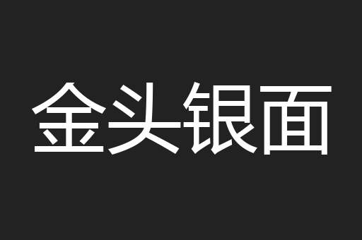 金头银面