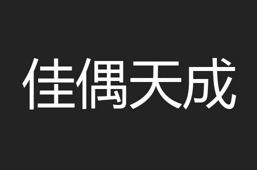 佳偶天成
