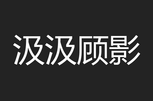 汲汲顾影