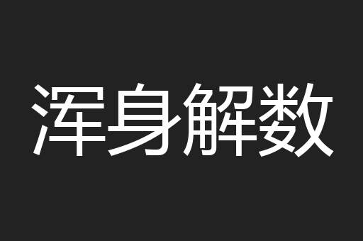 浑身解数