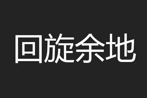 回旋余地