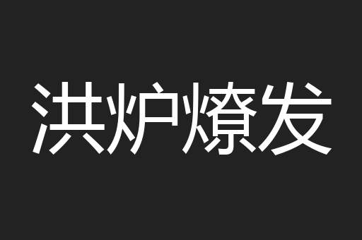 洪炉燎发