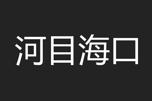 河目海口