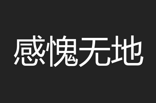 感愧无地