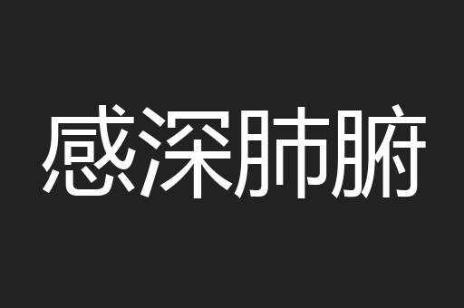 感深肺腑