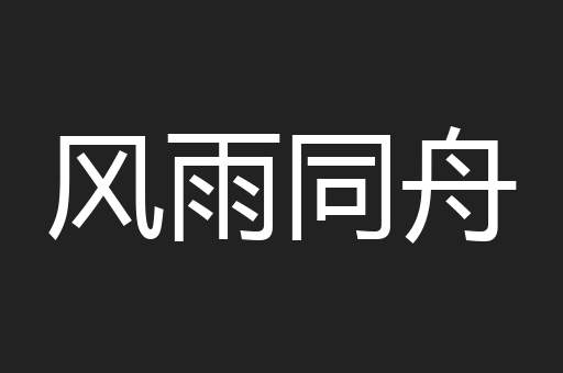 风雨同舟