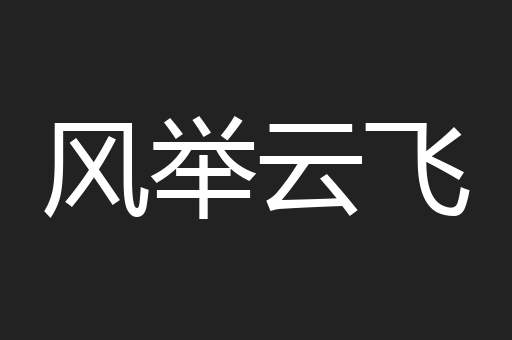风举云飞