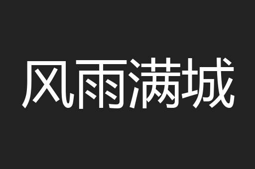 风雨满城