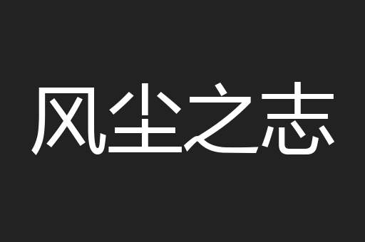 风尘之志