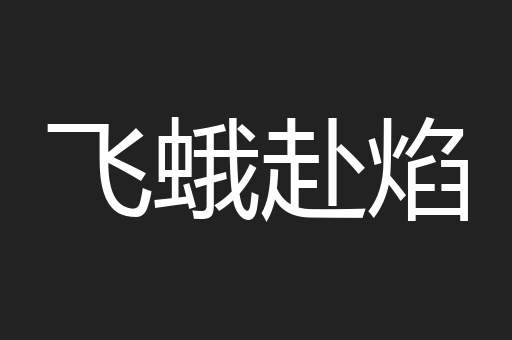 飞蛾赴焰