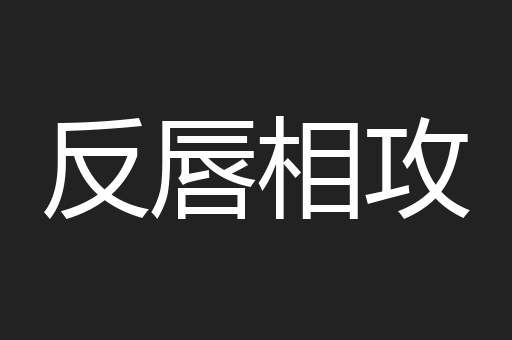 反唇相攻