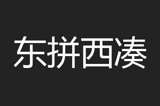 东拼西凑