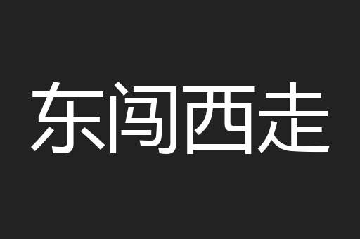 东闯西走
