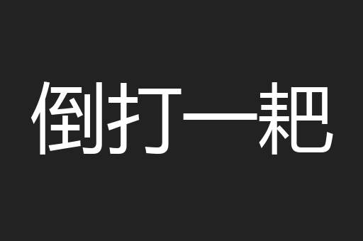 倒打一耙