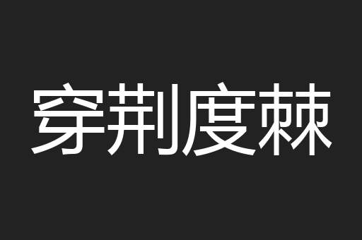 穿荆度棘