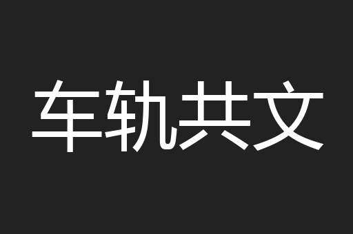车轨共文