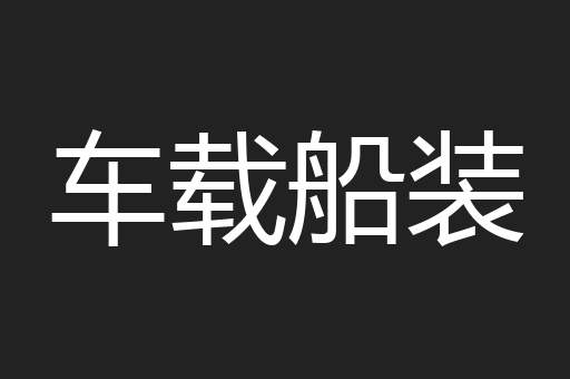 车载船装
