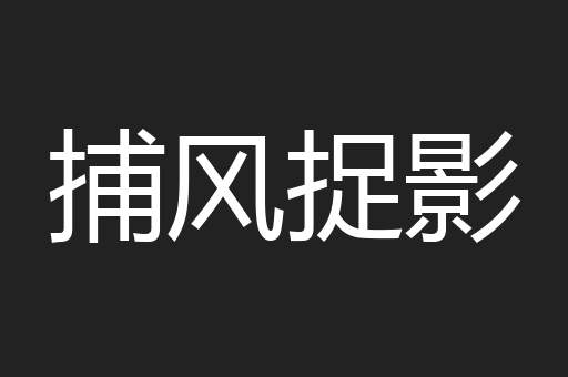 捕风捉影
