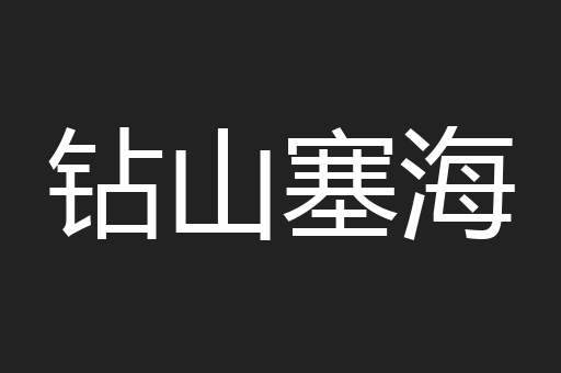 钻山塞海