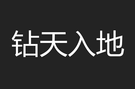 钻天入地