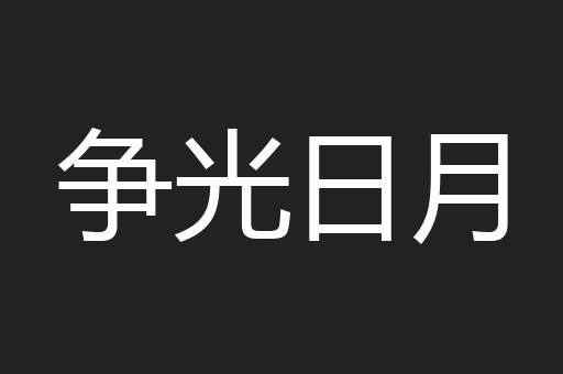 争光日月