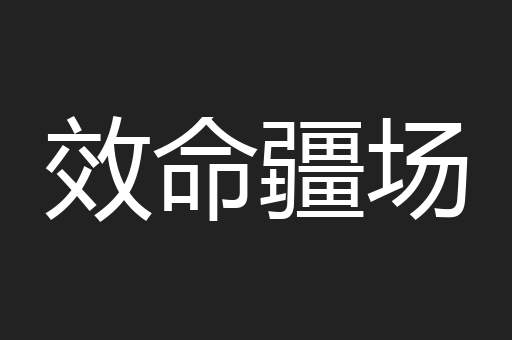 效命疆场