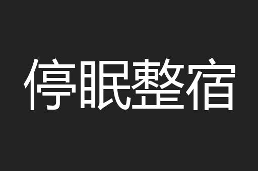 停眠整宿