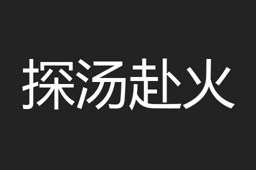 探汤赴火