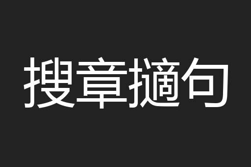 搜章擿句