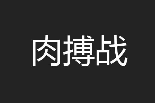 肉搏战