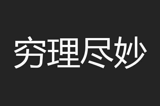 穷理尽妙
