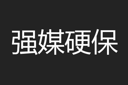 强媒硬保