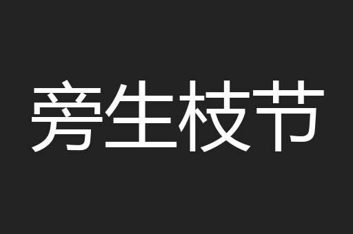 旁生枝节