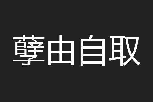 孽由自取