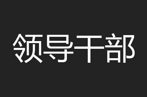 领导干部