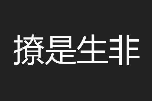 撩是生非